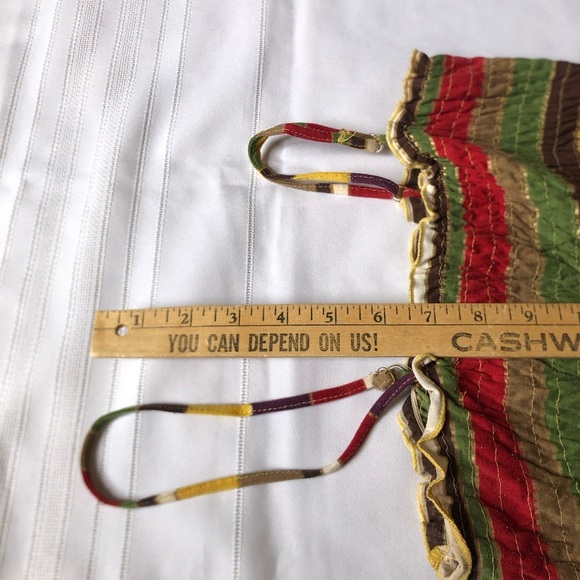 Vtg Y2K Pudding Jeans Ruffle Tank Top - Picture 11 of 13